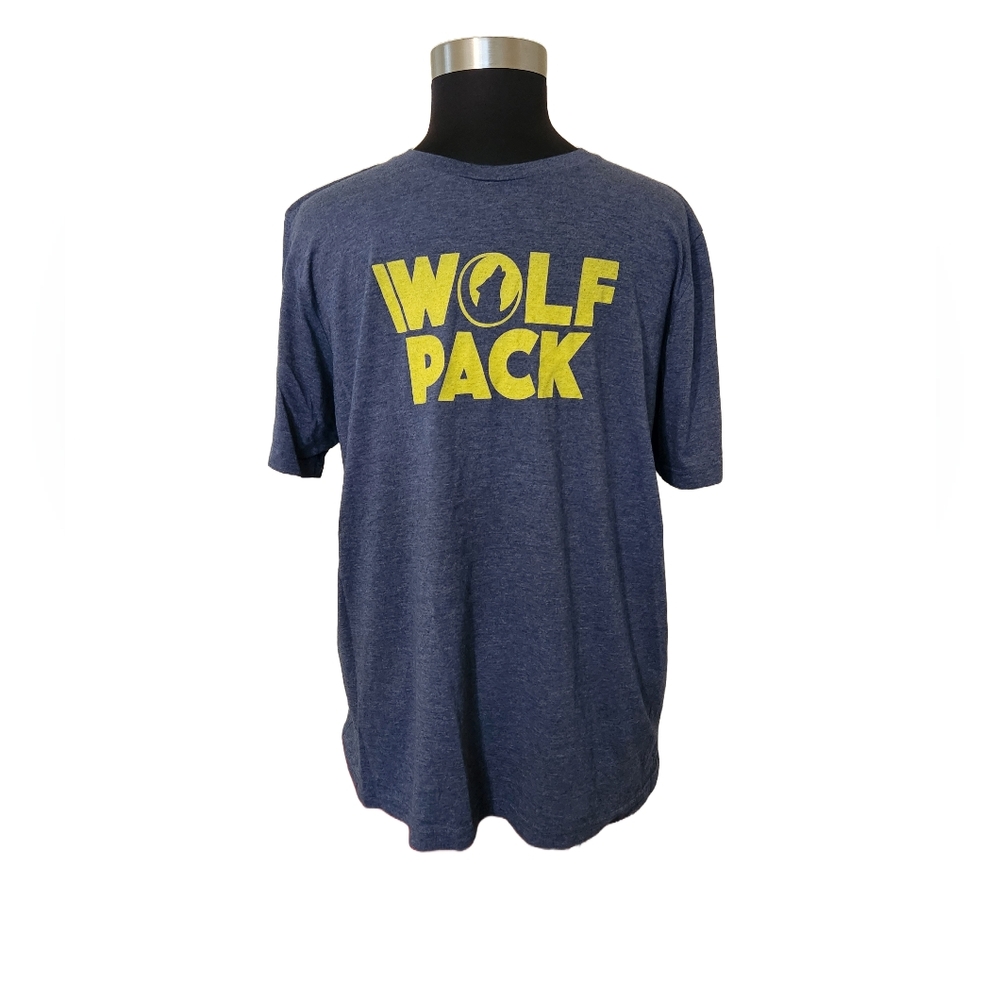 Wolf Pack Blue Short Sleeve T-Shirt Men's Size 2XL